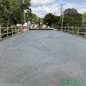CJFill-Ultra Lightweight fill inside of an arch bridge.